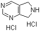 structure of CAS# 157327-51-0, 6,7-Dihydro-5H-pyrrolo[3,4-d]pyrimidine dihydrochloride