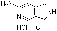 结构式 CAS# 157327-52-1, 2-氨基-5,7-二氢吡咯并[3,4-d]嘧啶二盐酸盐