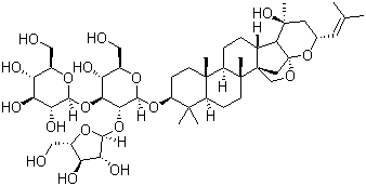 结构式 CAS# 157408-08-7, 白花猪母菜甙 A3