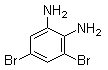 structure of CAS# 1575-38-8, 3,5-Dibromo-1,2-benzenediamine;3,5-Dibromo-o-phenylenediamine; NSC 522089