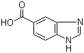 structure of CAS# 15788-16-6, 1H-Benzimidazole-5-carboxylic acid