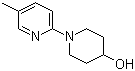 1-(5-甲基吡啶-2-基)哌啶-4-醇分子结构 (CAS 158181-84-1)