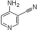 结构式 CAS# 15827-84-6, 4-氨基-3-吡啶甲腈