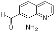 structure of CAS# 158753-17-4, 8-Aminoquinoline-7-carbaldehyde;8-Amino-7-quinolinecarboxaldehyde