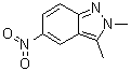 结构式 CAS# 1588440-92-9, 2,3-二甲基-5-硝基-2H-吲唑