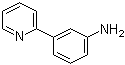 structure of CAS# 15889-32-4, 3-(2-Pyridinyl)aniline;3-(2-Pyridinyl)benzenamine; 3-(2-Pyridyl)aniline; 2-(3-Aminophenyl)pyridine; 2-(m-Aminophenyl)pyridine
