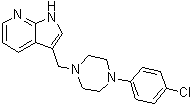 3-[[4-(4-Chlorophenyl)-1-piperazinyl]methyl]-1H-pyrrolo[2,3-b]pyridine molecular structure (CAS 158985-00-3)