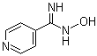 structure of CAS# 1594-57-6, 4-Pyridinecarboxamide oxime;Isonicotinamidoxime; 4-Pyridinecarboxamidoxime; Isonicotinamide oxime; N-Hydroxy-4-pyridinecarboximidamide; N-Hydroxyisonicotinamidine