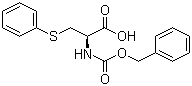 structure of CAS# 159453-24-4, CBZ-S-Phenyl-L-cysteine;N-Carbobenzyloxy-S-phenyl-L-cysteine; N-Z-S-phenyl-L-cysteine; (2S)-2-Phenylmethoxycarbonylamino-3-phenylsulfanyl-propanoic acid