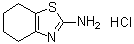 structure of CAS# 15951-21-0, 2-Amino-4,5,6,7-tetrahydrobenzo-1,3-thiazole hydrochloride