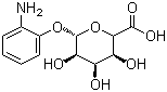structure of CAS# 15959-03-2, 2-Aminophenyl-beta-D-glucuronic acid