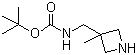 structure of CAS# 159603-47-1, tert-Butyl (3-methylazetidin-3-yl)methylcarbamate;[(3-Methyl-3-azetidinyl)methyl]carbamic acid 1,1-dimethylethyl ester