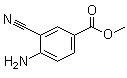 结构式 CAS# 159847-80-0, 4-氨基-3-氰基苯甲酸甲酯