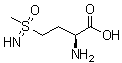 structure of CAS# 15985-39-4, L-Methionine-DL-sulfoximine;L-Methionine sulfoximine; (2S)-2-Amino-4-(S-methylsulfonimidoyl)butanoic acid