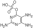 structure of CAS# 1603-02-7, 2,5,6-Triaminopyrimidin-4-ol sulphate;6-Hydroxy-2,4,5-triaminopyrimidine sulfate