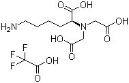 structure of CAS# 160369-83-5, N2,N2-Bis(carboxymethyl)-L-lysine 2,2,2-trifluoroacetate;N2,N2-Bis(carboxymethyl)-L-lysine mono(trifluoroacetate)