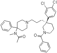 结构式 CAS# 160492-56-8, 奥沙奈坦