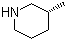 structure of CAS# 16078-25-4, (R)-3-Methylpiperidine;(-)-3-Methylpiperidine; (3R)-3-Methylpiperidine; (R)-(-)-3-Methylpiperidine
