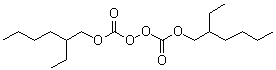 过氧二碳酸二(2-乙基己基)酯分子结构 (CAS 16111-62-9)