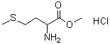 结构式 CAS# 16118-36-8, DL-蛋氨酸甲酯盐酸盐