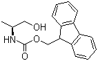 structure of CAS# 161529-13-1, Fmoc-L-alaninol;9H-Fluoren-9-ylmethyl N-(2-hydroxy-1-methylethyl)carbamate