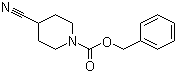 结构式 CAS# 161609-84-3, 1-N-Cbz-4-氰基哌啶; 4-氰基哌啶-1-甲酸苄酯
