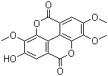 structure of CAS# 1617-49-8, 2,3,8-Tri-O-methylellagic acid