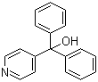 structure of CAS# 1620-30-0, Diphenyl(4-pyridyl)methanol