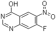 结构式 CAS# 162012-69-3, 7-氟-6-硝基-4-羟基喹唑啉