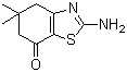 结构式 CAS# 1629-95-4, 2-氨基-5,5-二甲基-5,6-二氢-4H-苯并噻唑-7-酮