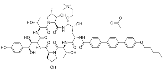 结构式 CAS# 1631754-41-0, 雷扎芬净乙酸酯