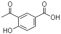 2'-羟基苯乙酮-5'-羧酸分子结构 (CAS 16357-40-7)