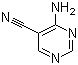 structure of CAS# 16357-69-0, 4-Aminopyrimidine-5-carbonitrile