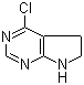 structure of CAS# 16372-08-0, 4-Chloro-6,7-dihydro-5H-pyrrolo[2,3-d]pyrimidine
