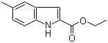 结构式 CAS# 16382-15-3, 5-甲基吲哚-2-甲酸乙酯
