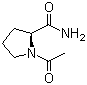 结构式 CAS# 16395-58-7, N-乙酰-L-脯氨酰胺