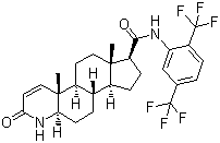 结构式 CAS# 164656-23-9, 度他雄胺