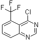 结构式 CAS# 16499-63-1, 4-氯-5-(三氟甲基)喹唑啉