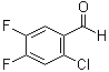 结构式 CAS# 165047-23-4, 2-氯-4,5-二氟苯甲醛