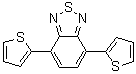 structure of CAS# 165190-76-1, 4,7-Bis(thien-2-yl)-2,1,3-benzothiadiazole;4,7-Di(thiophen-2-yl)benzo[c][1,2,5]thiadiazole; 4,7-Di(thiophene-2-yl)-2,1,3-benzothiadiazole; 4,7-Di-2-thienyl-2,1,3-benzothiadiazole; NSC 701994