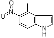 structure of CAS# 165250-69-1, 4-Methyl-5-nitro-1H-indole