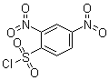 structure of CAS# 1656-44-6, 2,4-Dinitrobenzenesulfonyl chloride;2,4-Dinitrophenylsulfonyl chloride