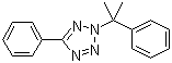结构式 CAS# 165670-57-5, 2-(1-甲基-1-苯乙基)-5-苯基-2H-四氮唑