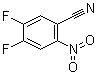 结构式 CAS# 165671-05-6, 4,5-二氟-2-硝基苯甲腈