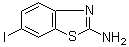 structure of CAS# 16582-58-4, 6-Iodo-2-benzothiazolamine;2-Amino-6-iodobenzothiazole