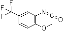 structure of CAS# 16588-75-3, 2-Methoxy-5-(trifluoromethyl)phenyl isocyanate;2-Isocyanato-1-methoxy-4-trifluoromethylbenzene