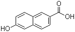 结构式 CAS# 16712-64-4, 2-羟基-6-萘甲酸
