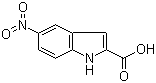 structure of CAS# 16730-20-4, 5-Nitroindole-2-carboxylic acid;5-Nitro-1H-indole-2-carboxylic acid