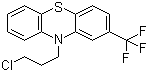 10-(3-氯丙基)-2-(三氟甲基)-10H-吩噻嗪分子结构 (CAS 1675-46-3)