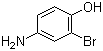 structure of CAS# 16750-67-7, 4-Amino-2-bromophenol